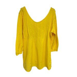Soft Surroundings Barberry‎ Gauze Cotton Pintuck Accent Tunic
